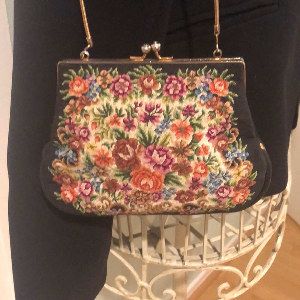 Beautifully hand made tapestry bag